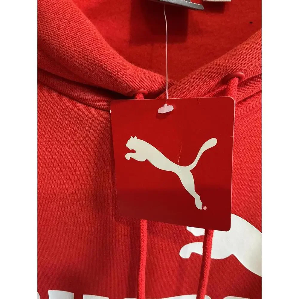 Puma Red Men's Hoodie with Logo XL - Picture 5 of 9